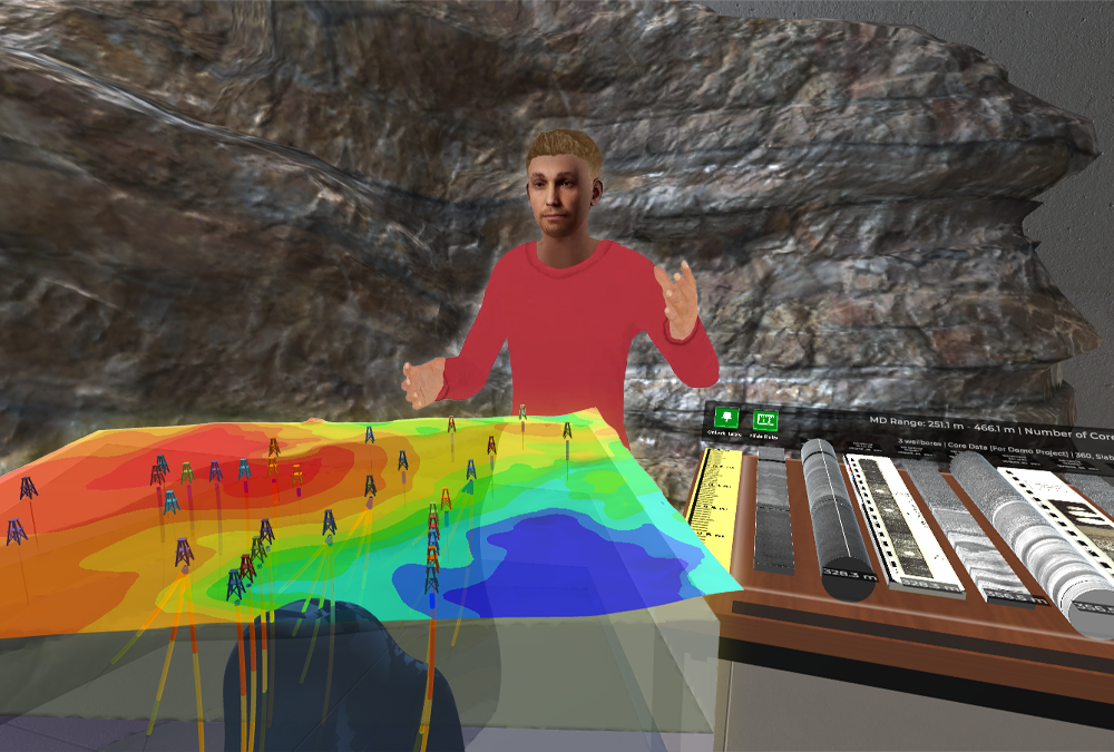 Avatar With 3D Mining Model Small Wells